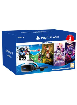 Sony PlayStation VR Mega Pack 2020 шлем виртуальной реальности (CUH-ZVR2) + PS Camera + 5 игр